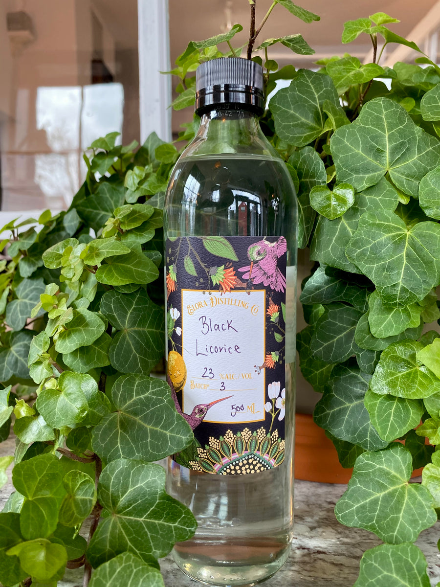 Black Licorice Liqueur Elora Distilling Company